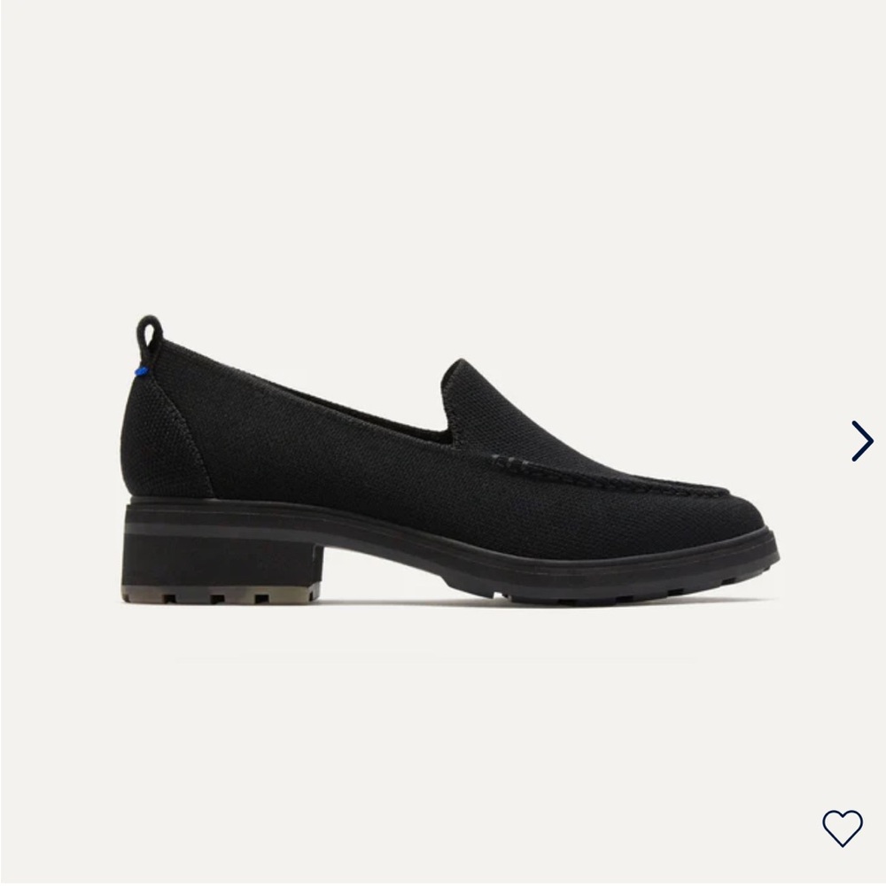 New in box! Rothy’s The Lug Loafer in Onxy Black size 9